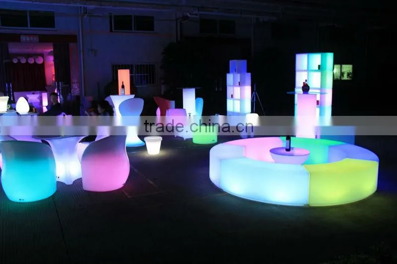 led bar counter/led bar table/led lighted furniture