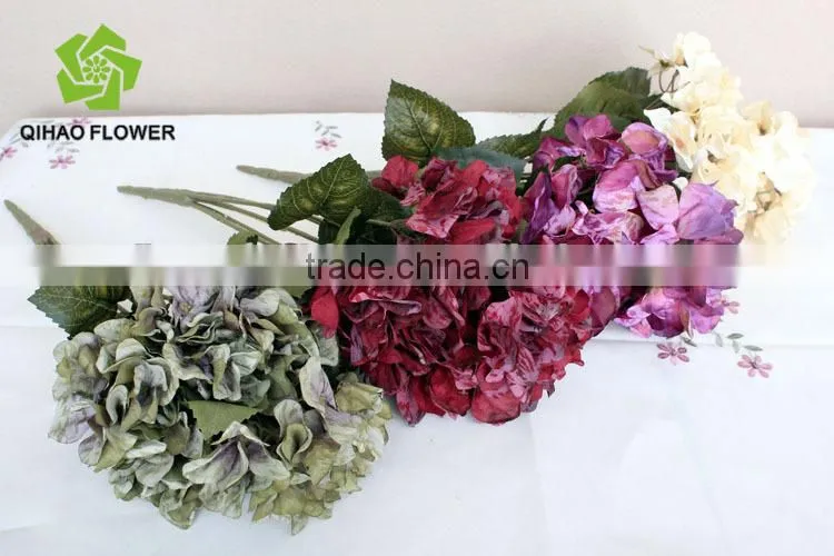 Autumnal hydrangea artificial hydrangea bouquet decorative landscaping hydrangea bouquet