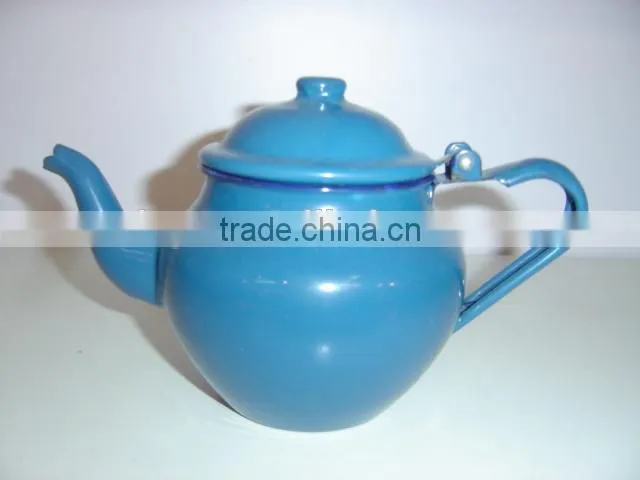 Hot sale 9-14cm enamel small tea kettle enamel tea pot