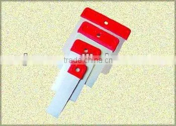 plastic handle stainless steel putty knife with 4 pcs/set