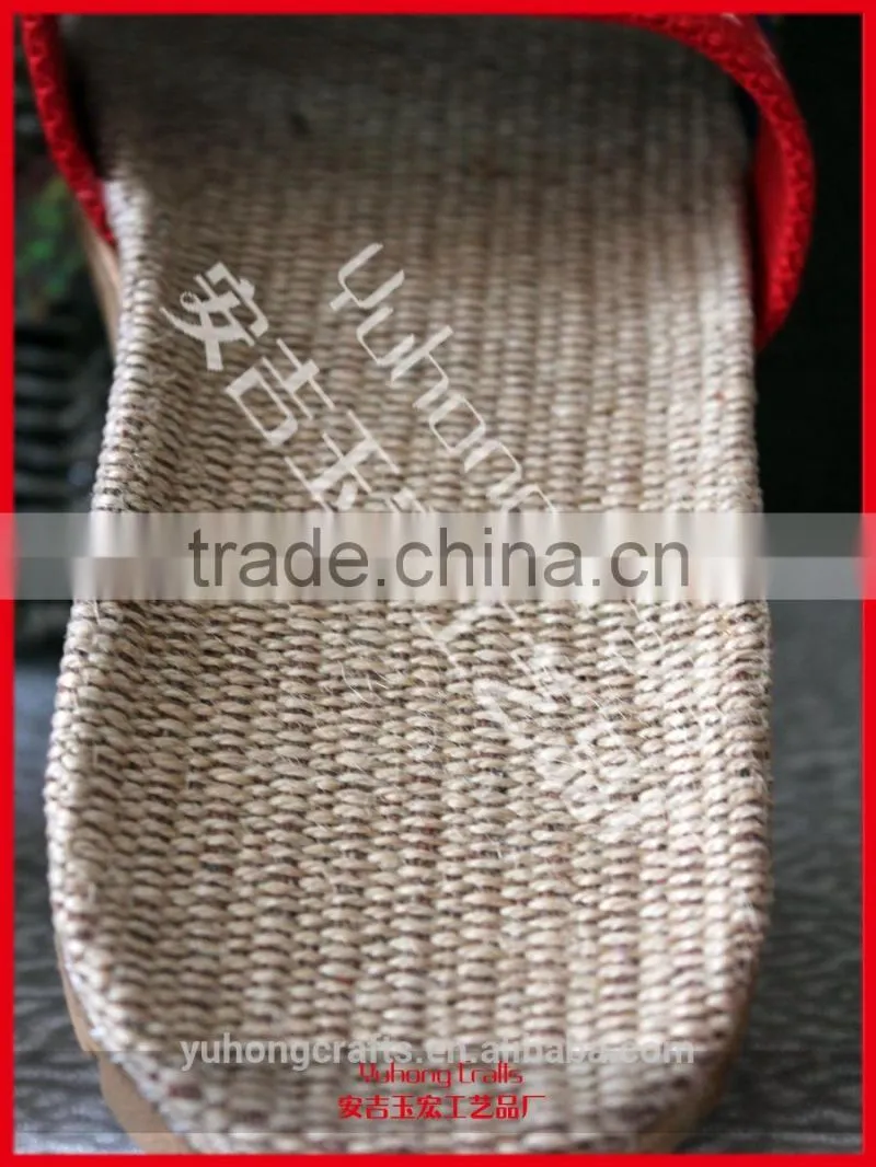 hot selling bamboo slippers for promotion