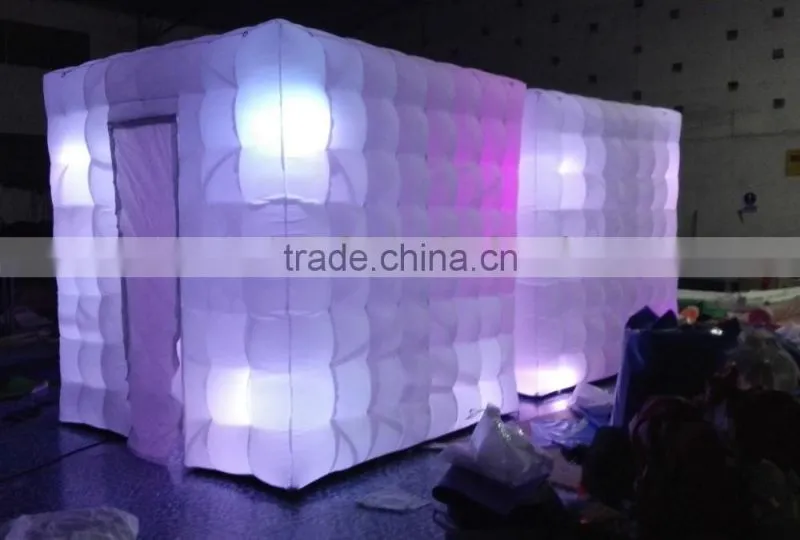 Portable inflatable photo booth cube tent inflatable photo booth wall for sale