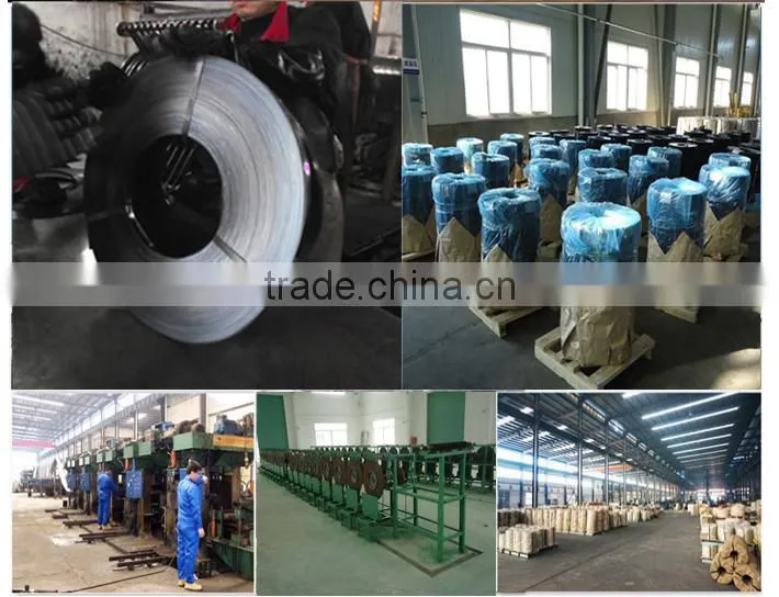 factory direct sale blue oiled steel packing strips blue waxed steel packing strips