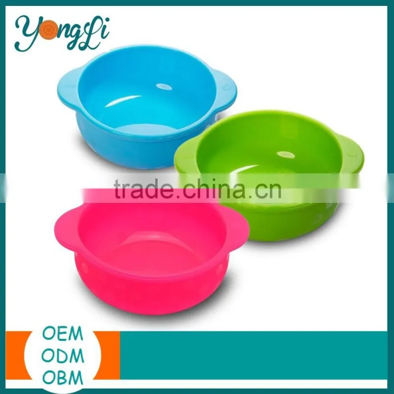 Baby Silicone Snack Food Feeding Bowls / Toddler Dishes
