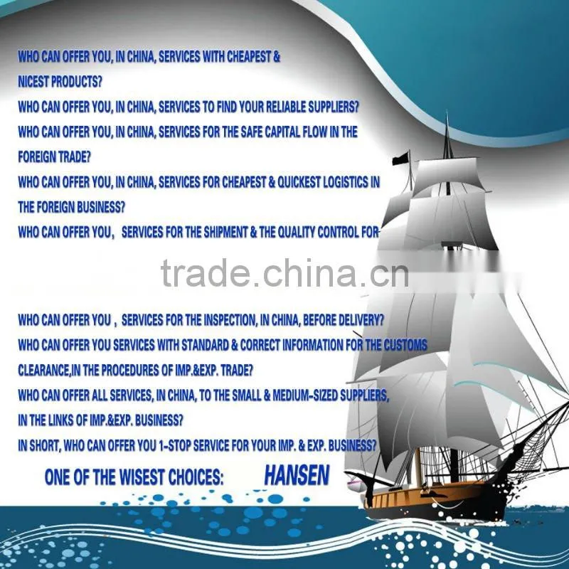 Professional Shipping Service purchasing agent from China with many years' experience