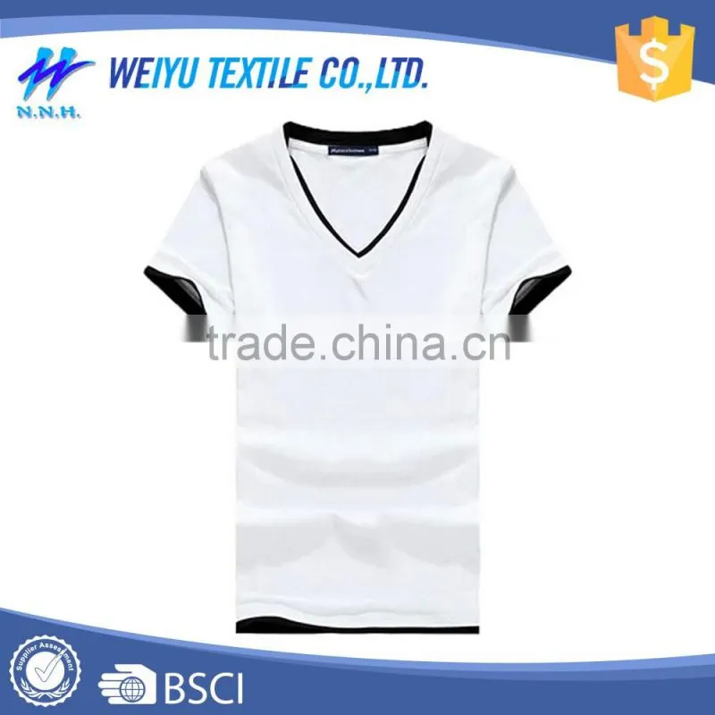 Wholesale Fashion Solid Color Cheap Custom T Shirt