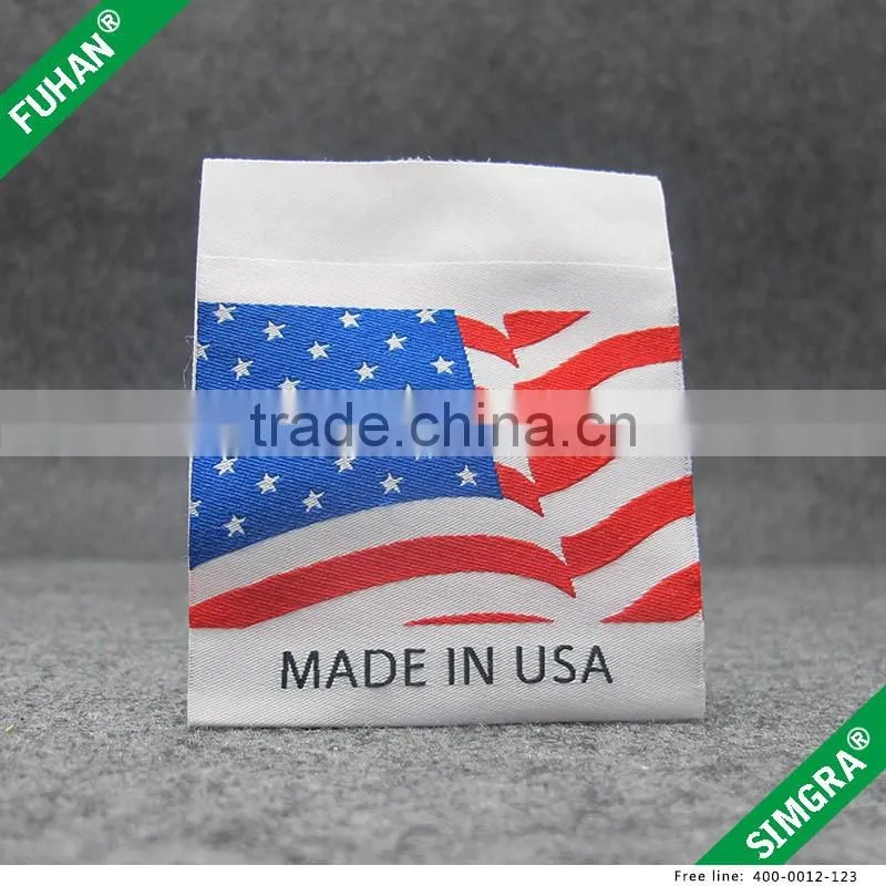 Cheap High Quality Custom Flag Custom Woven Label