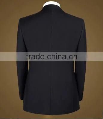 2015 polyester cotton fabric business suit blazer and pant