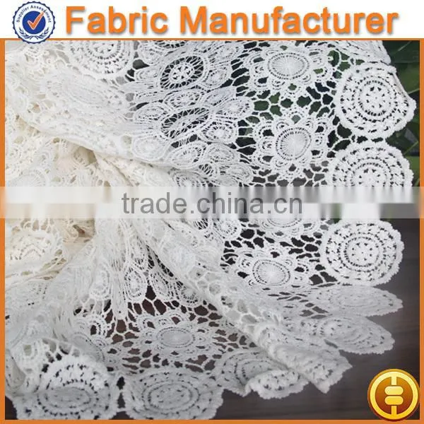 E cicheng textile Green manufacturer in china embroidery chemical lace fabric