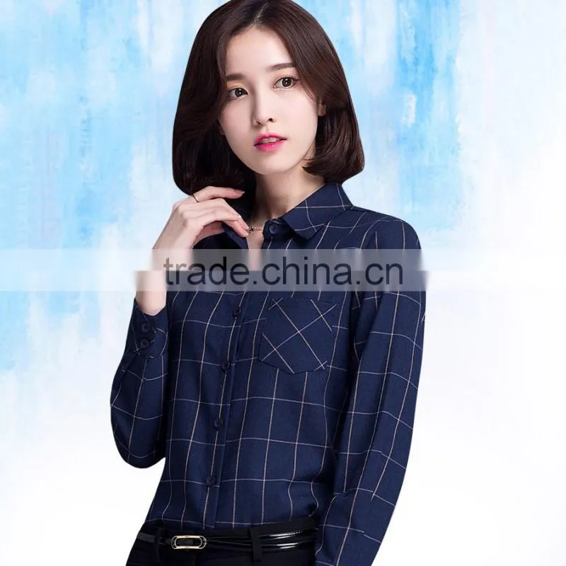 new design blue check cotton ethnic fabric