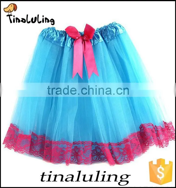 fashion new baby girls cream lace pettiskirts kids tutu skirts for 2-8 years fluffy tutus