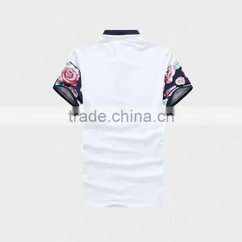 2015 Hot Sale Summer Men's Polo Shirt with Ribbon