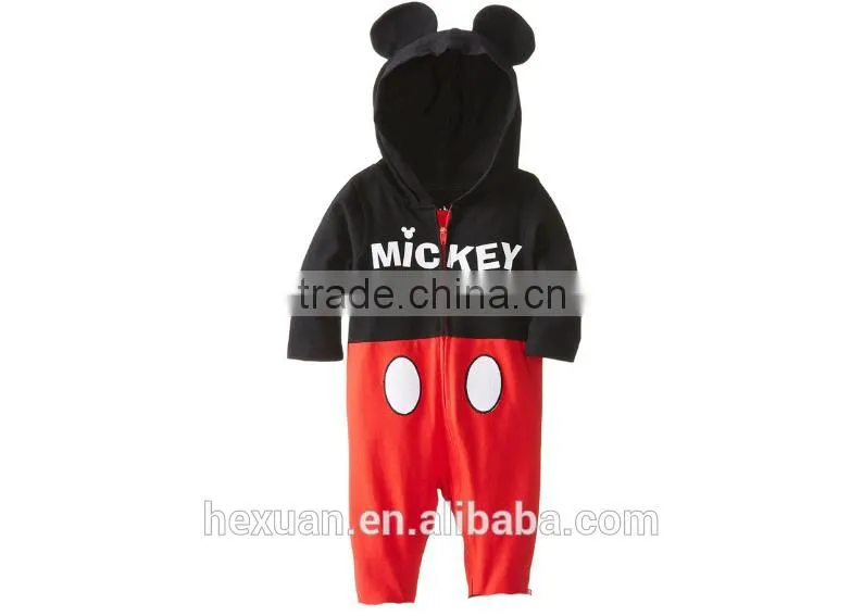 spring Newborn clothes baby polar fleece fabric romper long-sleeve baby cartoon cotton long-sleeved boys romper baby climbing