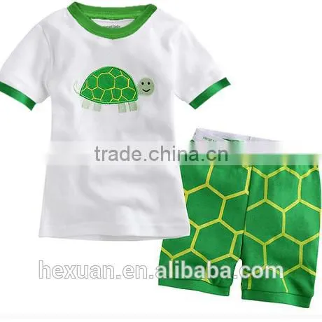 new style wholesale Printed 100% Cotton Baby Pajamas