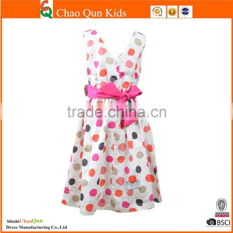 new cheap price kids denim frock hello kitty embroidery dress design