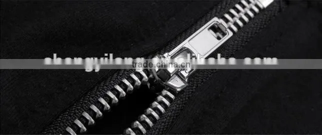 2015 High quality men's vest men's tank top for sportswear men's singlet with side zipper