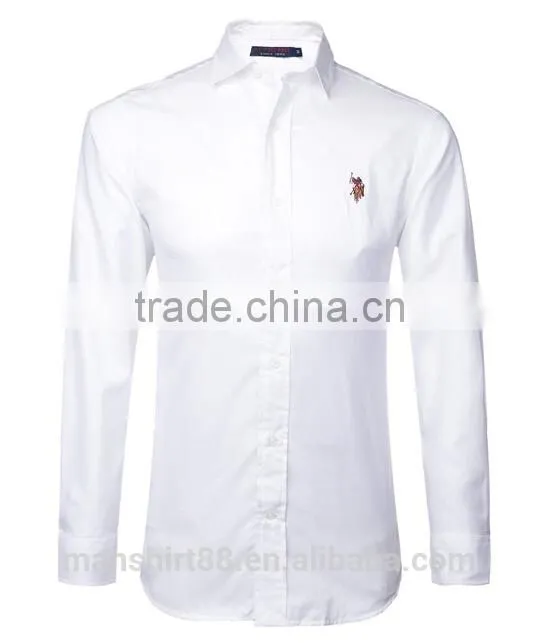 yarn dyed washed oxford dress shirt for men
