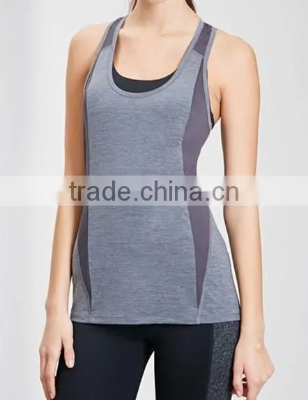 Wholesale Running Singlet OEM New Sexy Young Sleeveless Women Sport Tank Top / yoga wear