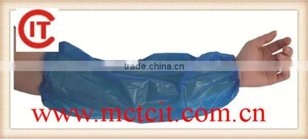 PE Sleeve Cover/disposable arm cover/disposable plastic arm covers with High Quality