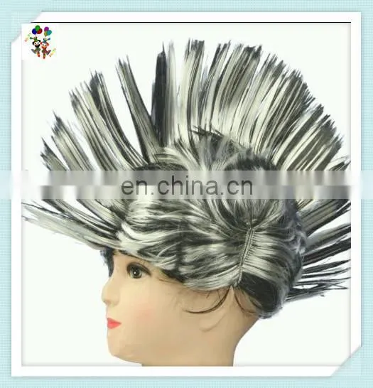 Party Mixed Colors Synthetic Punk Spike Mohawk Wigs HPC-0043