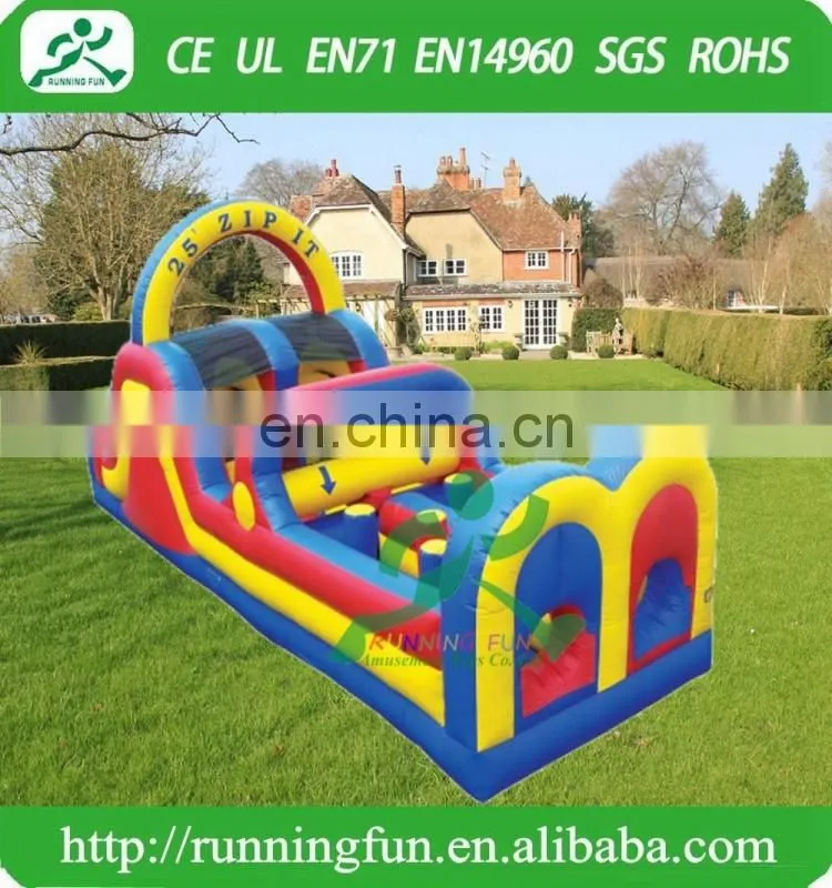 0.55mm PVC Materia Boot Camp Inflatable Obstacle Type Cheap Inflatable Obstacle Course For Sale