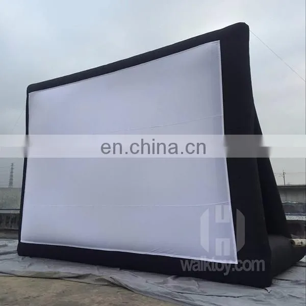 HI 210D coated nylon outdoor inflatable movie screen for advertising