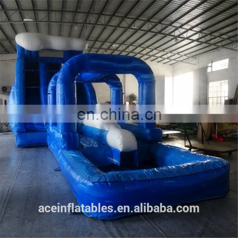 PVC Tarpaulin Kids Banzai Inflatable Water Slide From China