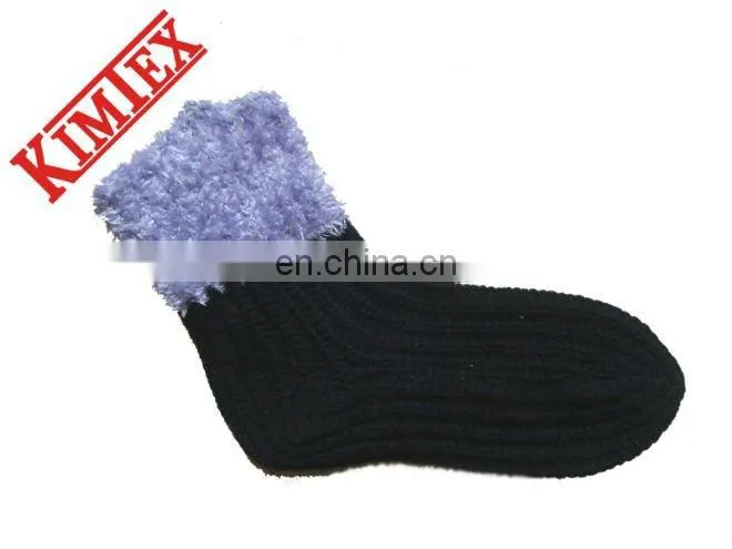 knitted floor socks with fleece