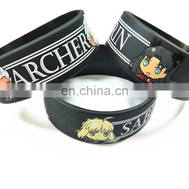 Free silicone bangles with cat picture