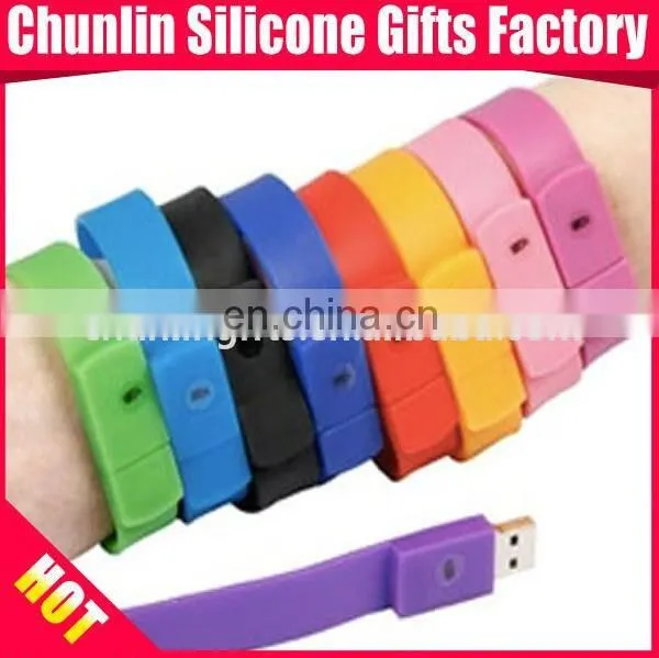 silicone USB bracelets