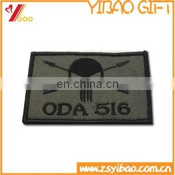 Customized national flag 100% embroidery patches with iron-on