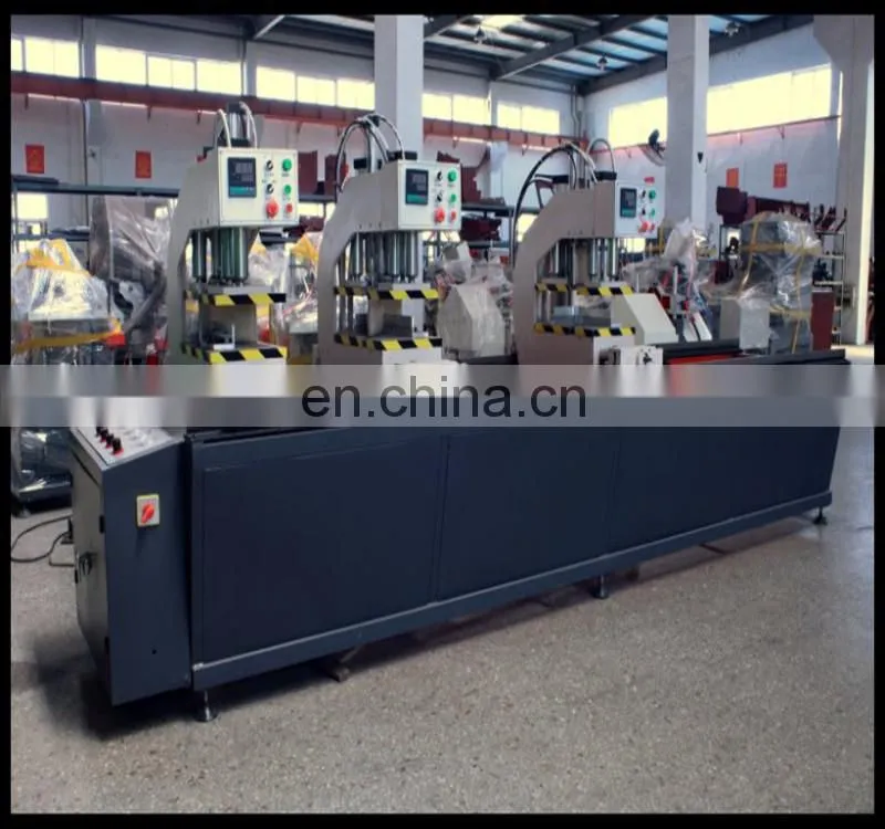 pvc windows four head welding machine of windows and doors