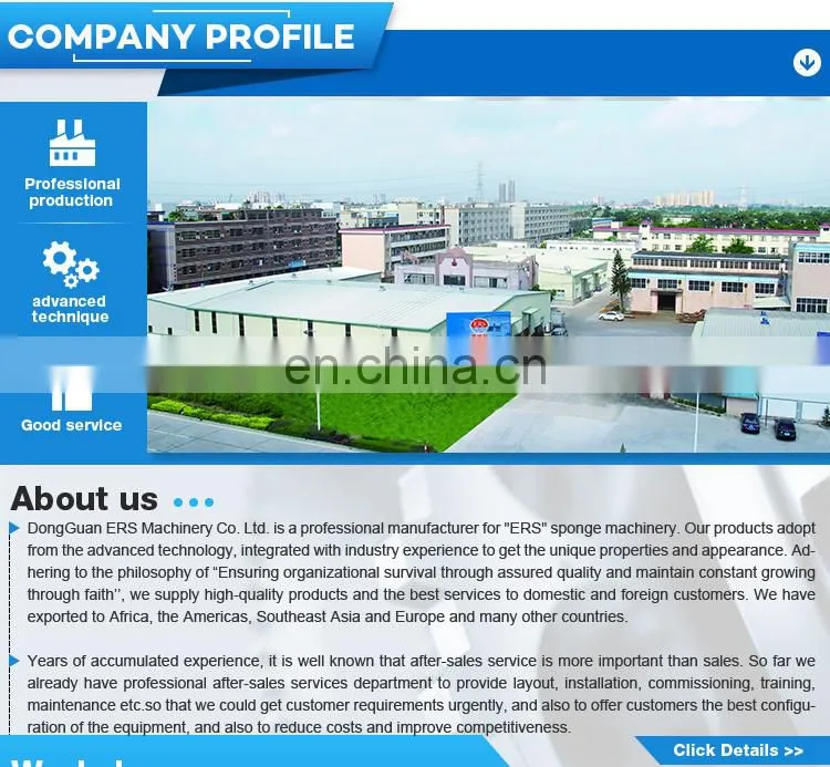 ERS High quality horizontal high-precision vacuum foam cutting machine