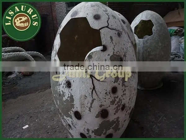Lisaurus-D Big size fiberglass dinosaur egg for musem
