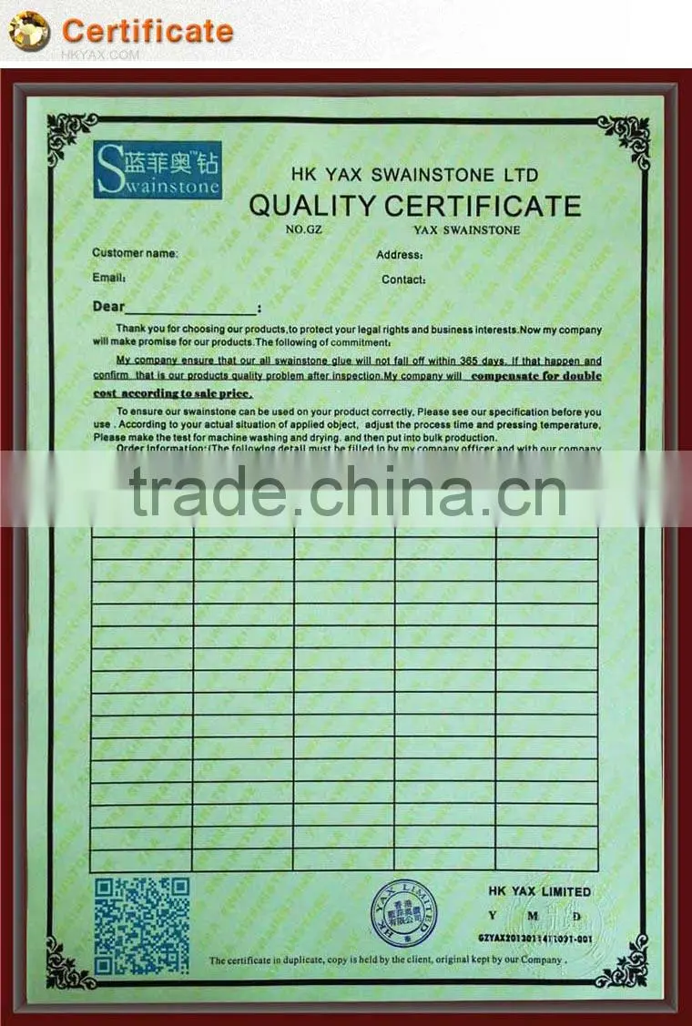 0922C HK Yax Swainstone rhinestone factory round flat back aquamarine crystal stone, crystal stone hotfix, crystal stone iron on
