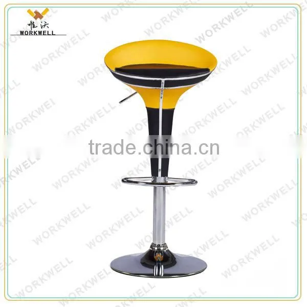 WorkWell hot sell modern new design stainless steel swivel BarStool Kw-B2001b