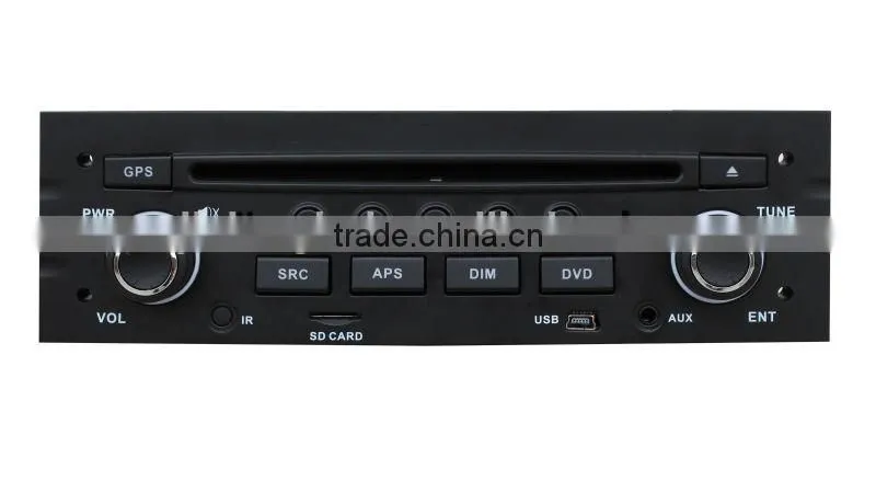 For Citroen 2013 C5 Touch screen Double-DIN Car DVD Player In Dash Navigation System Build-In GPS/CANBUS/DVD/CD/MP3/MP4/USB/SD
