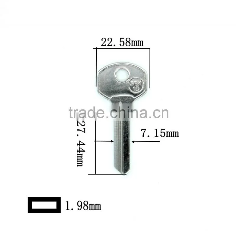 SEK1D High quality door key blank