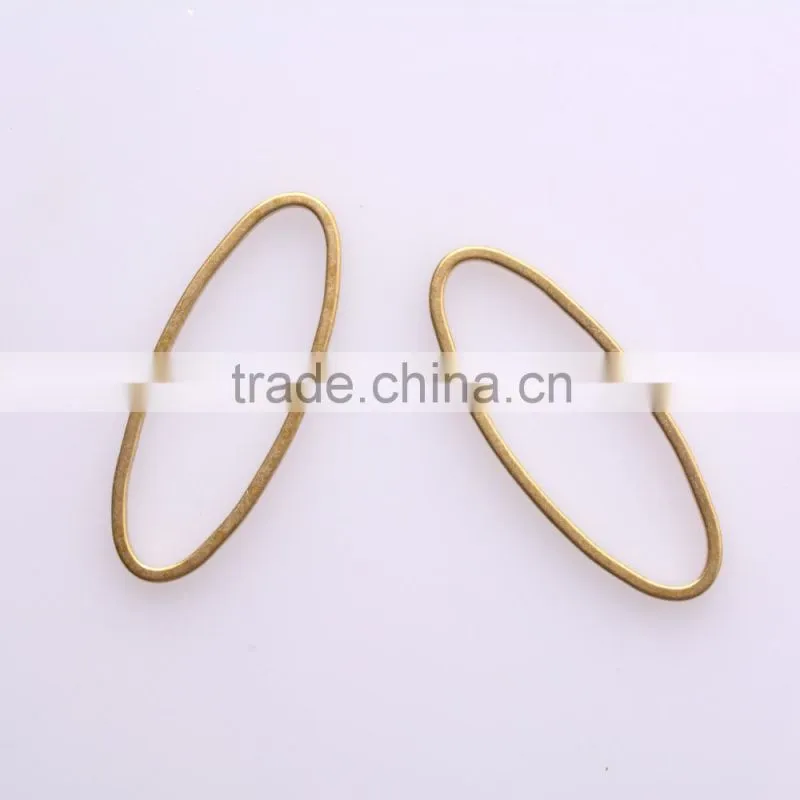 Brass of oval ring