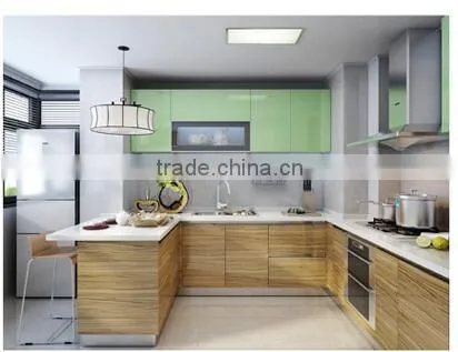 2016 years hot sale melamine color cheaper kitchen cabinet