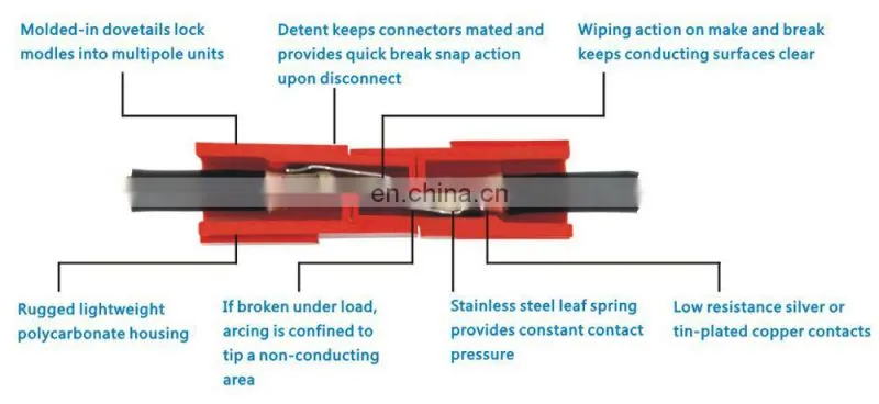 Anen SA350 Automotive Power Supply two pins Electrical Connector with Terminals