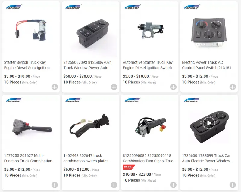 All Types Truck Switches For VOLVO For SCANlA For Merce des Benz For DAF For RENAULT For MAN For lVECO
