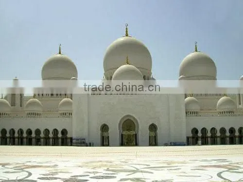 Coloured decorative anti rust steel structure mosque dome