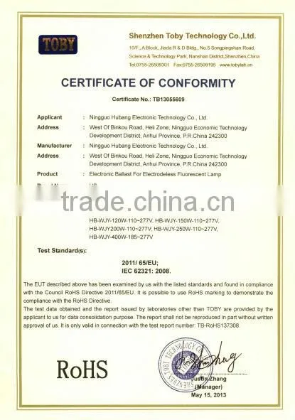 ce lighting 40-100W Induction ceiling light with ceiling round fixture