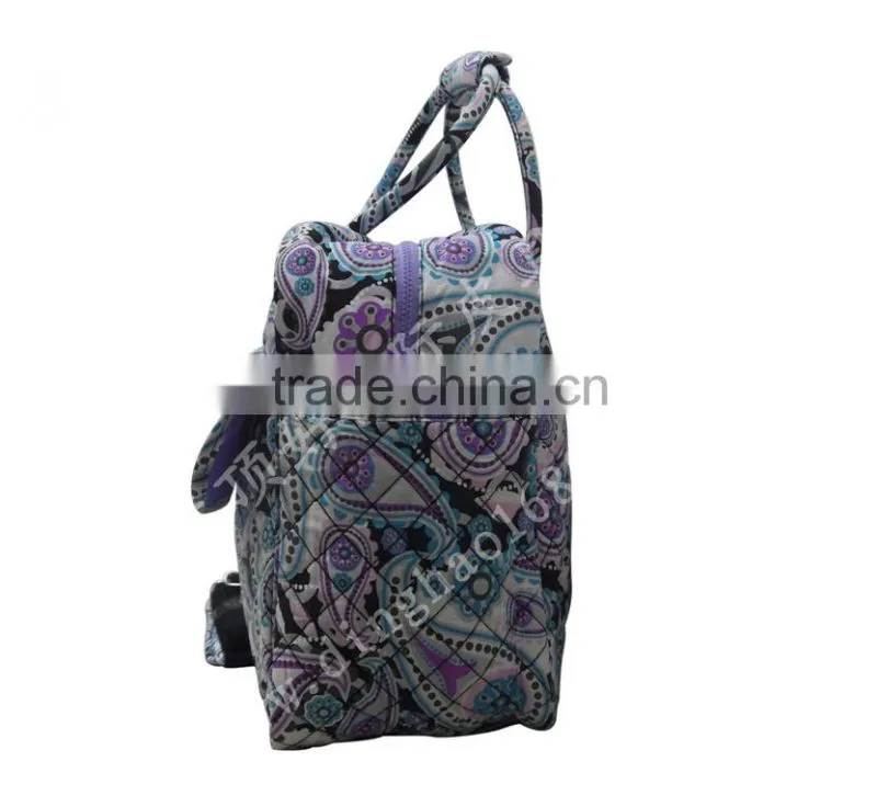 Fashion deisgn high-capacity portable mummy bag convertible diaper bag