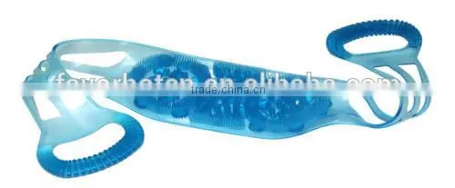 shower bath belt dual sided back scrubber & massager all in one