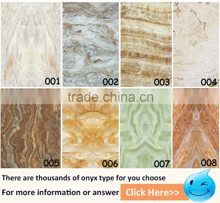 Factory Supply Well Polished Luxury Green Onyx Slabs