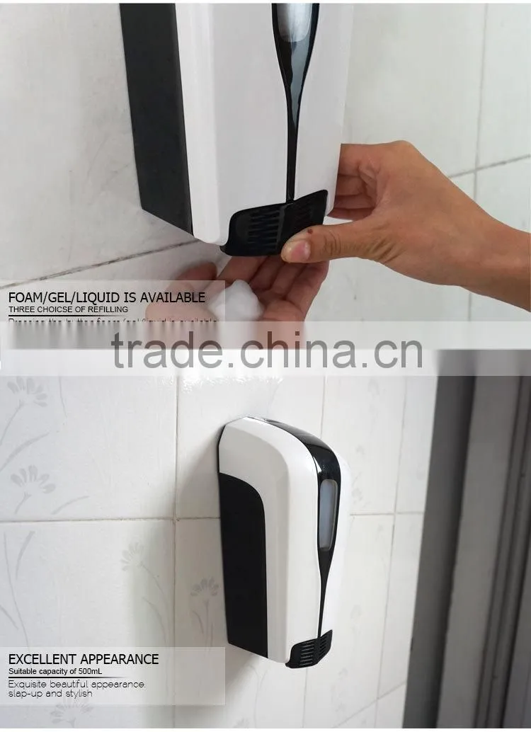 Hanging hospital manual 500mL disinfectant dispenser / refillable mist spraying hands wash machine YK2580-A