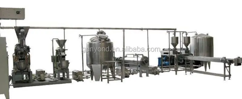 Factory Full Automatic Tapioca Pearl Balls Bursting Jelly Boba Depositing Making Machine Bubble Tea Popping Boba Production Line