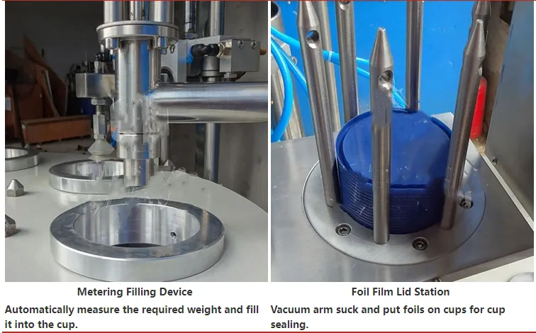 Small 300L Vertical Ice Cream Filling Machine for Cup Ice Cream Processing
